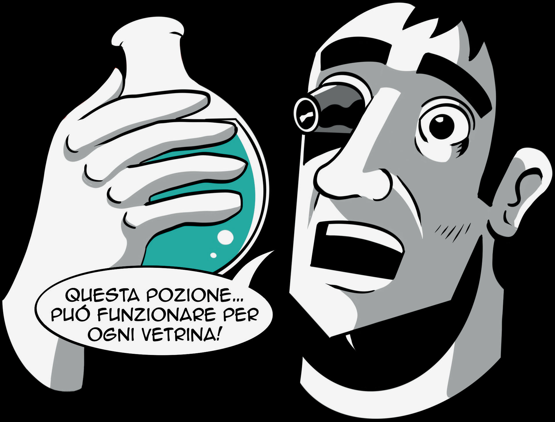 Consulenza visual merchandising: il fumetto. Concept & Editing:Peter Hamer & Adriano Donato La Vitola.