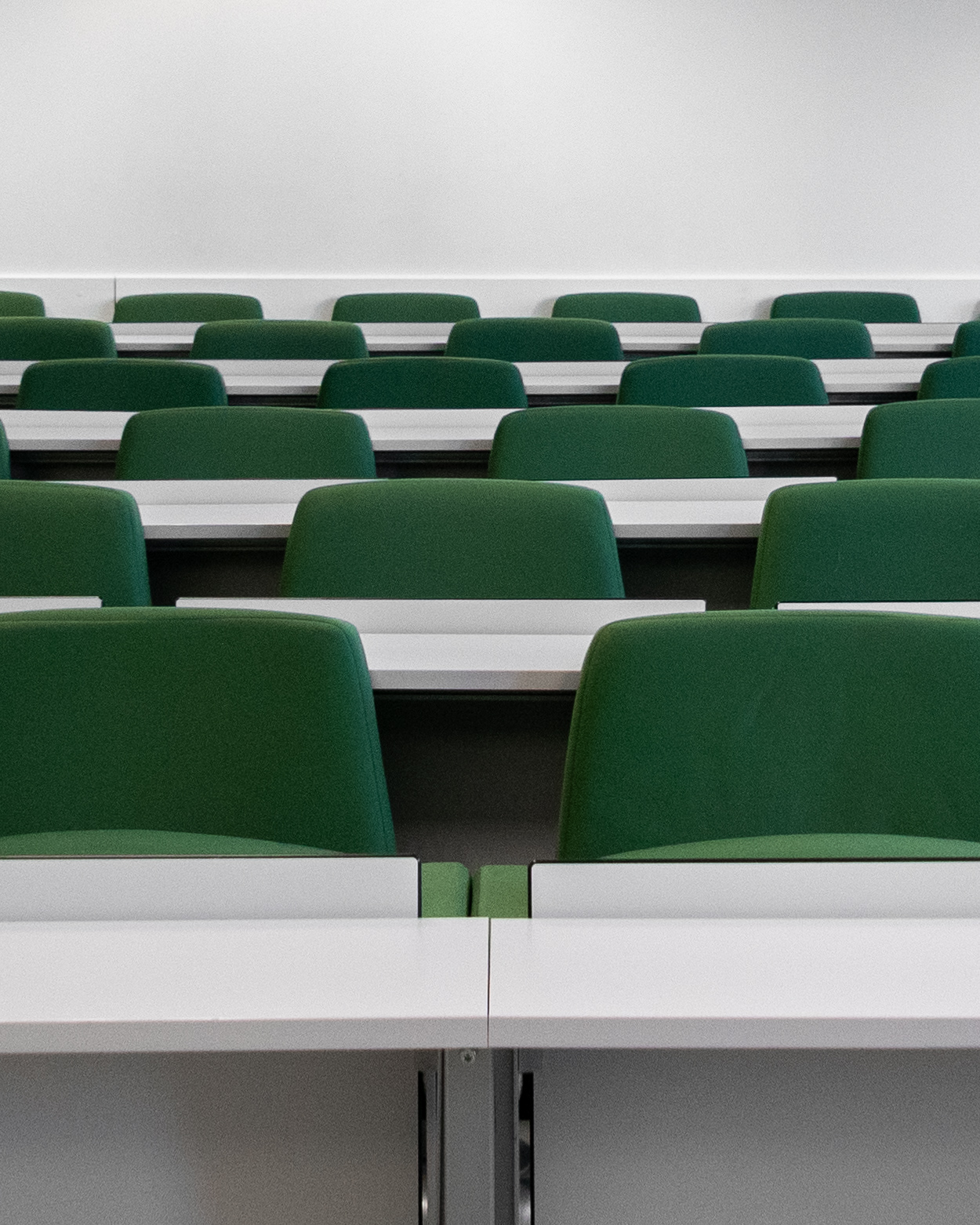 Visual merchandising education lecture classroom for retail strategy students