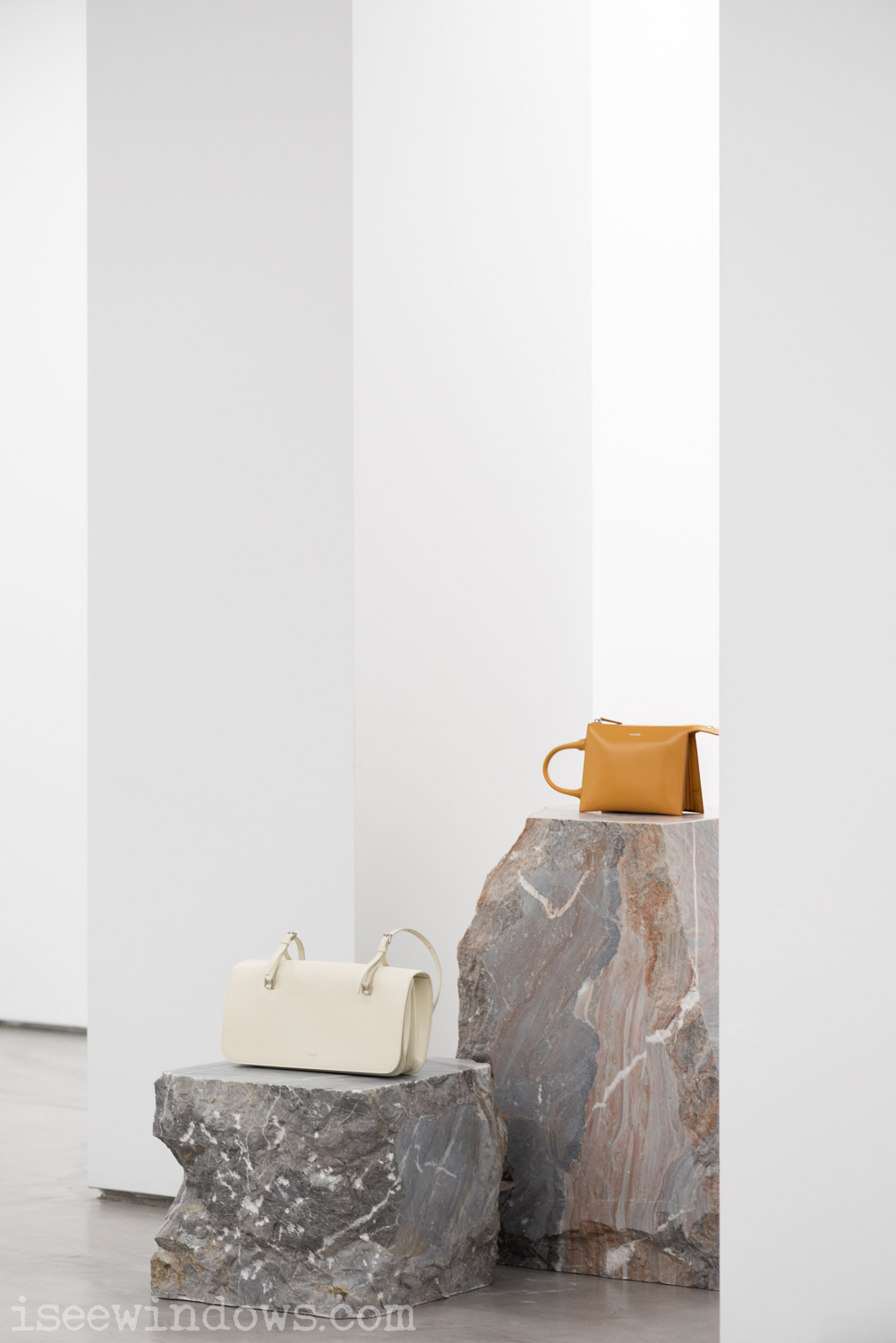 2019/11 Jil Sander - You Can’t Buy Happiness, But You Can Buy a Handbag in-store detail retail photo