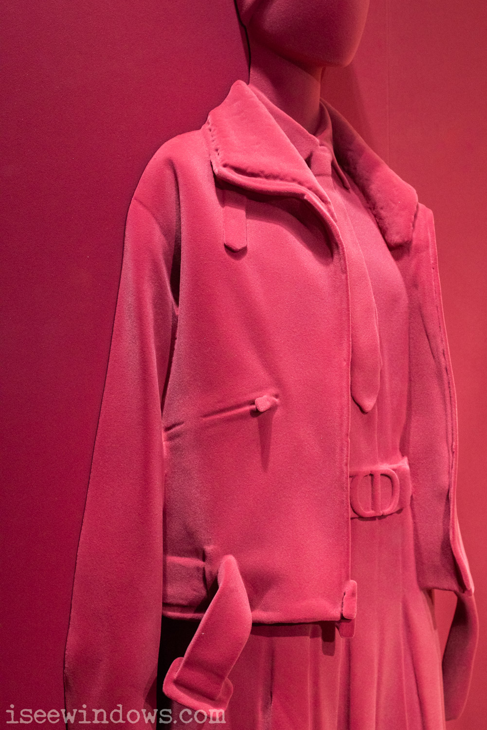 2020/09 Dior - FW20 close-up shot of a red silhouette retail photo